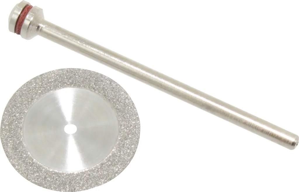 Disque à tronçonner diamanté Ø 19 mm pour verre et métal dur 1pc
