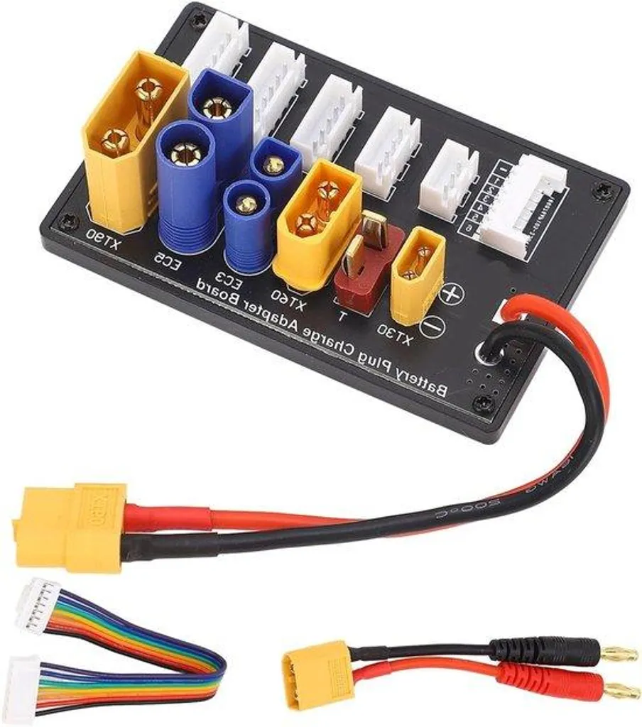 Plaque d'extension multi-prises XT60 et XT90 pour chargeur balance 6S