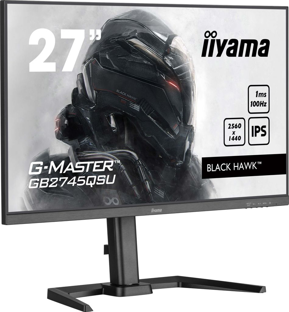 iiyama G-Master GB2745QSU-B2, Gaming-Monitor, (QHD, IPS, Produktbild 