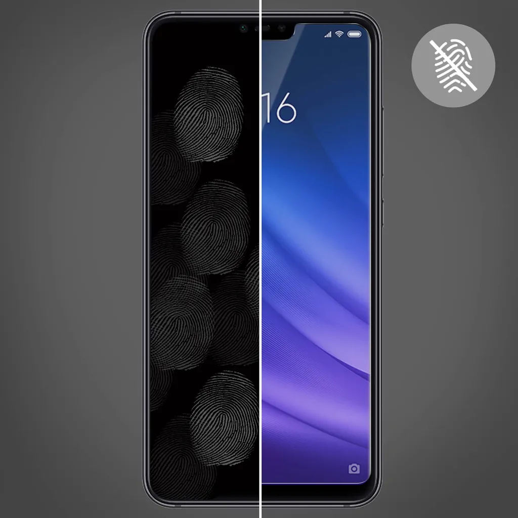 NEW'C 3 Pezzi Vetro Temperato Per Xiaomi Mi 8 / Mi 8 Pro / Mi 8 Explorer – Pellicola 9H Anti Graffio, Anti Impronta, 0,33mm – Trasparente