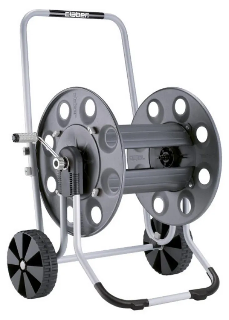 Dévidoir robuste Claber 8894 Metal Gemini châssis acier 60 mètres