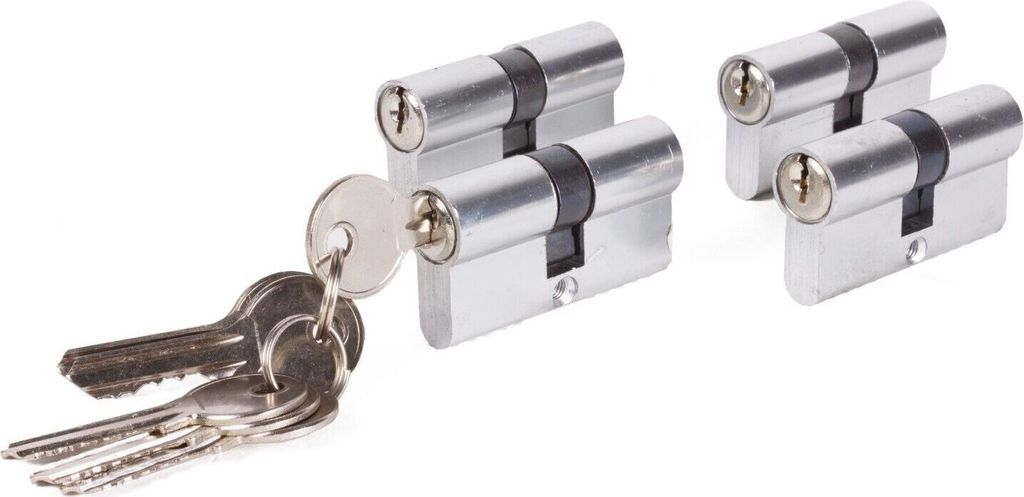 4 Schließzylinder Gleichschließend Doppelzylinder Produktbild 