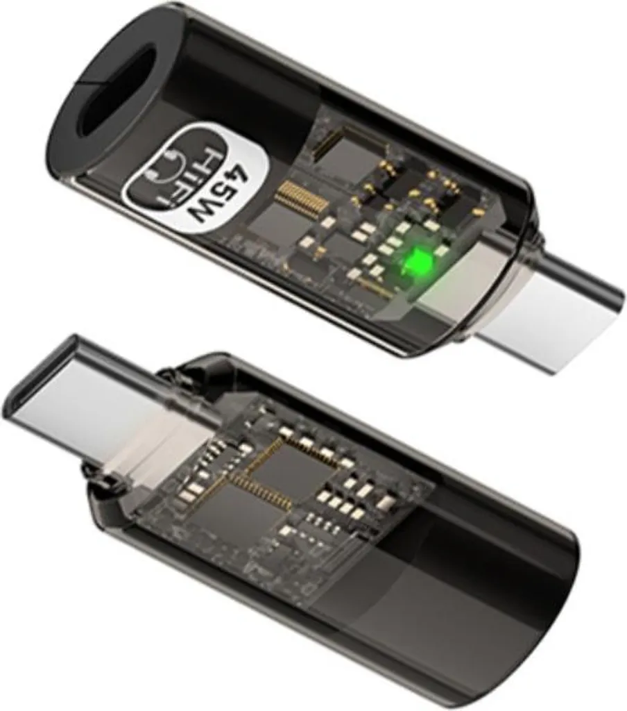 INF Adattatore 3-in-1 Lightning e Type-C per iPhone - Ricarica Rapida & Hi-Fi Nero