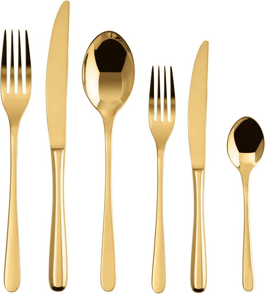 Sambonet Besteck 36tlg. Vh. Edelstahl/PVD Gold 52553G83