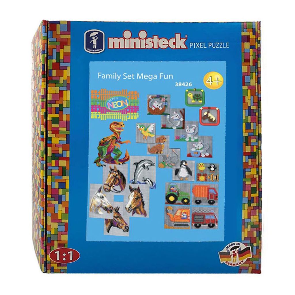 Feuchtmann Ministeck 37427 Family Fun Box, juego grande con diferentes