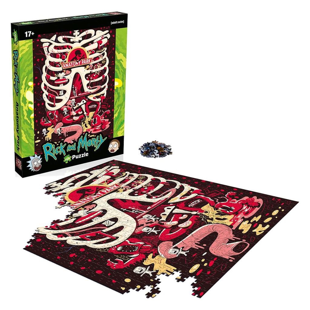 Puzzle Rick and Morty Puzzle Anatomy - 1000 dílků Obrázek produktu 