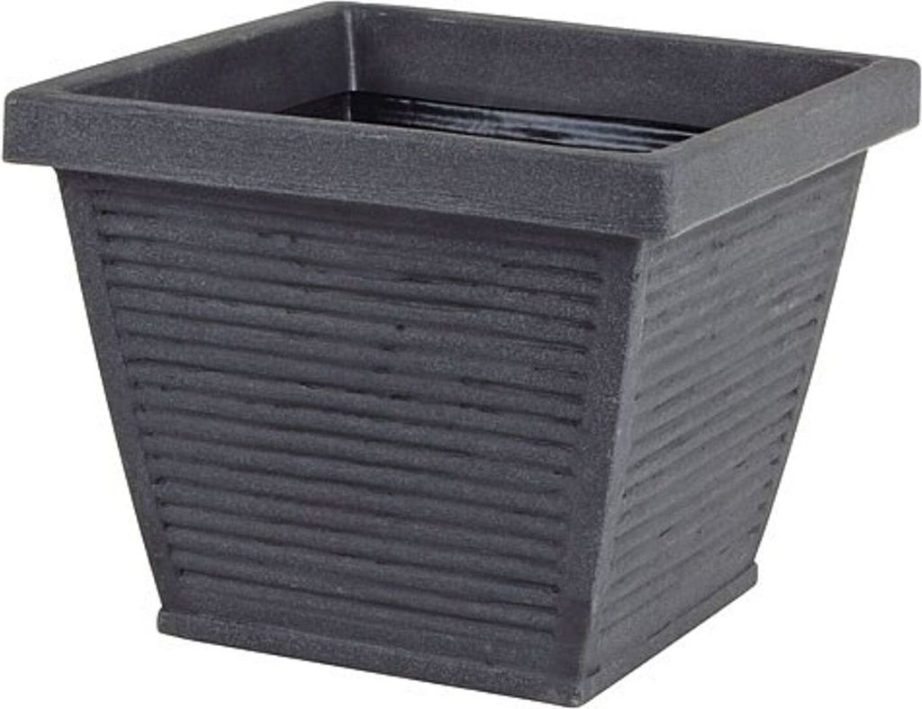 Blumenkübel Perugia 50x50cm anthrazit Pflanzgefäß Pflanzentopf Blumengefäß
