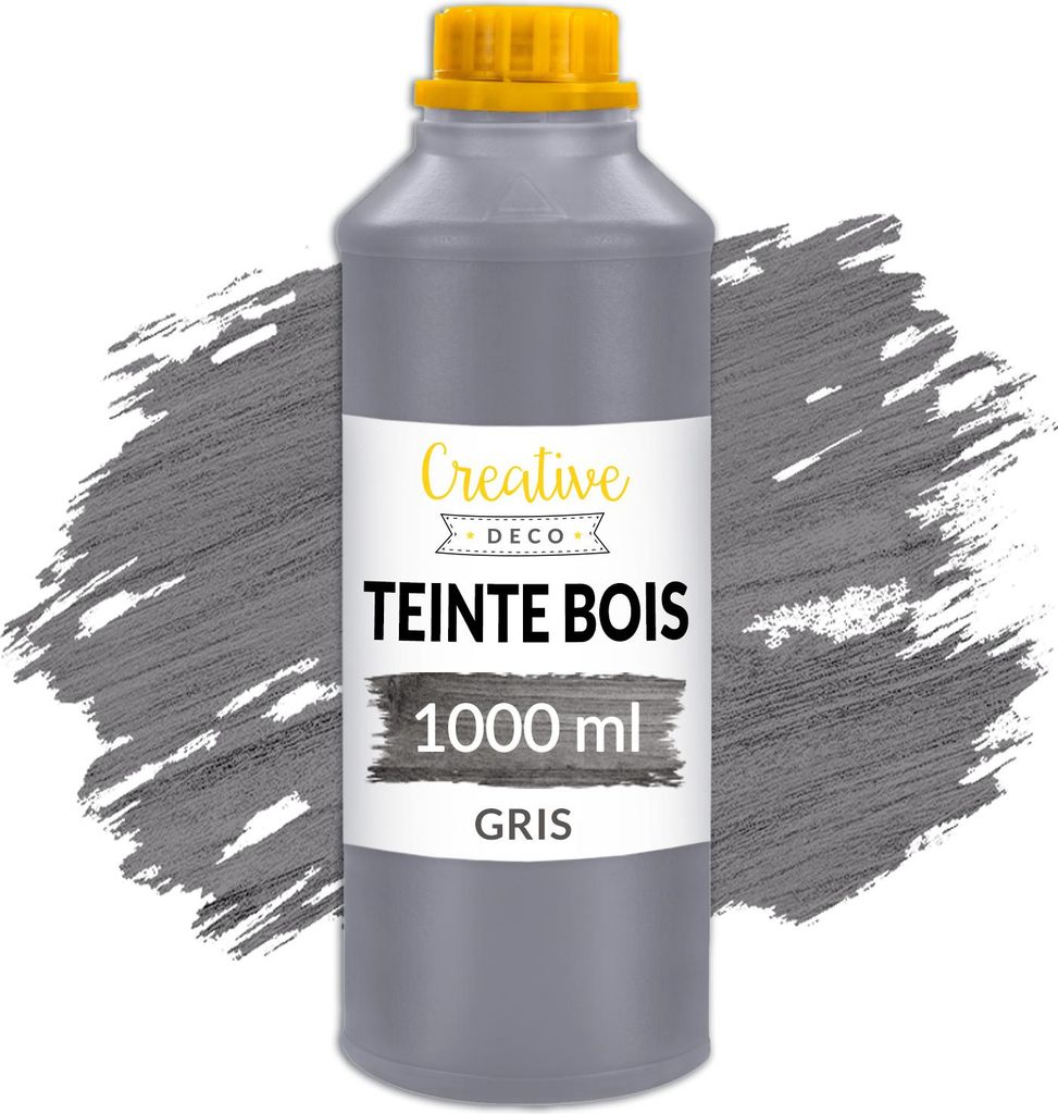 Creative Deco Teinte Bois Gris 1L - Teinture Bois à Séchage Image du produit 