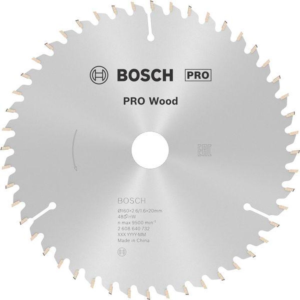 PRO Wood Kreissägeblatt, 160 x 2.6 x 20 mm, Z48 Produktbild 