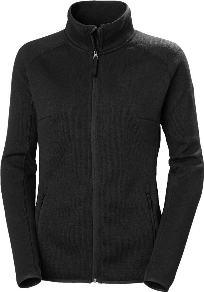 Helly Hansen Varde 2.0 Fleece Mit Durchgehendem Reißverschluss Schwarz S Frau Schwarz S