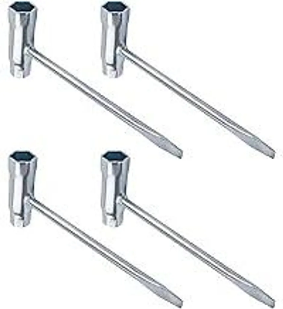Set 4 Chiavi a T CATELL per Manutenzione Giardino - 13 mm x 19 mm