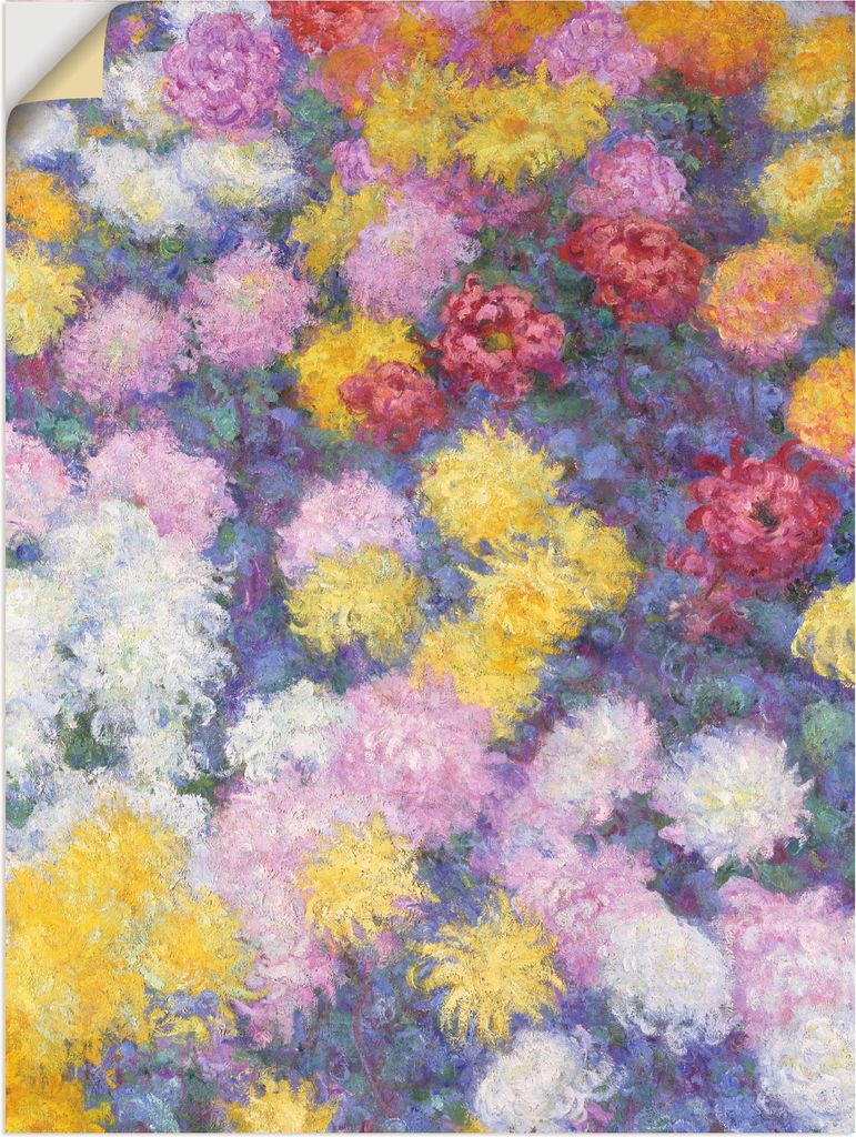 ARTland Wandbild, selbstklebend Chrysanthemen. 1897 Größe: 30x40 cm