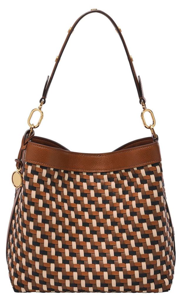 FOSSIL Schultertasche Jessie Bucket Shoulder Bag Brown Produktbild 