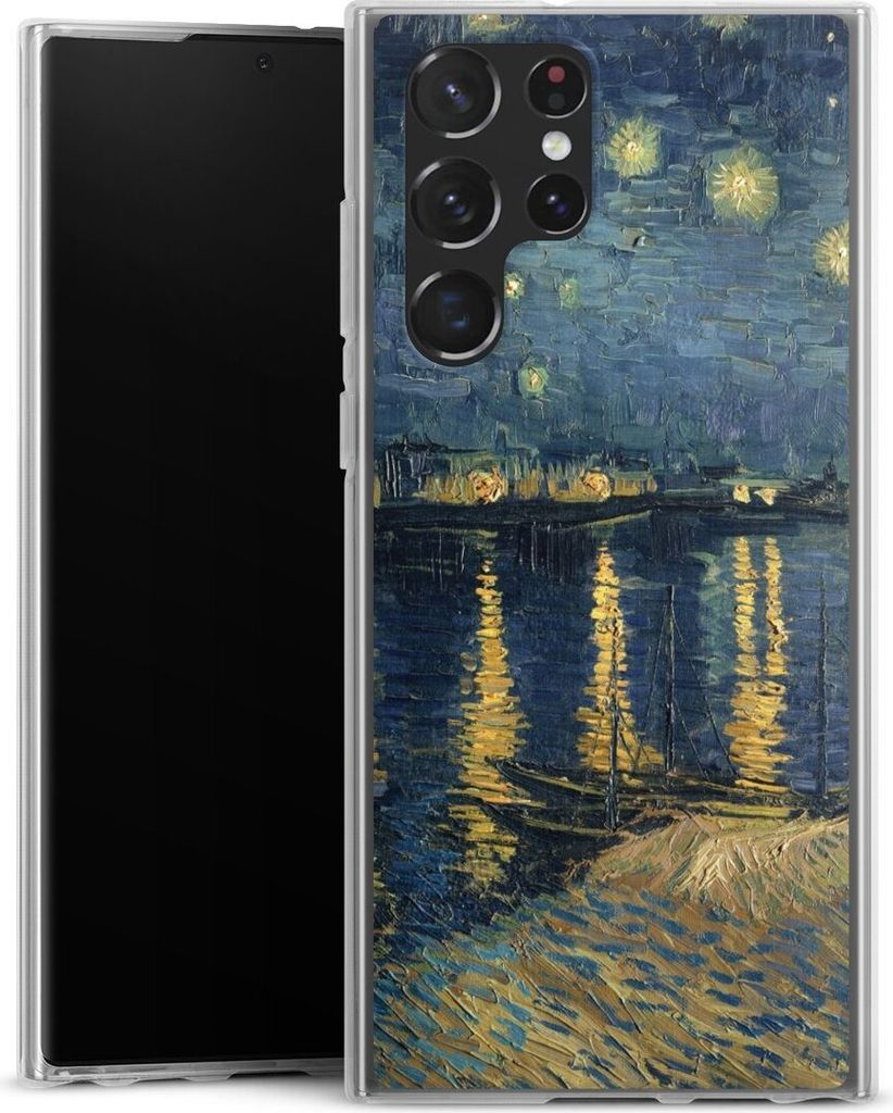DeinDesign Handyhülle für Samsung Galaxy S22 Ultra Silikon Hülle Case Smartphone Schutzhülle Kunst Malerei