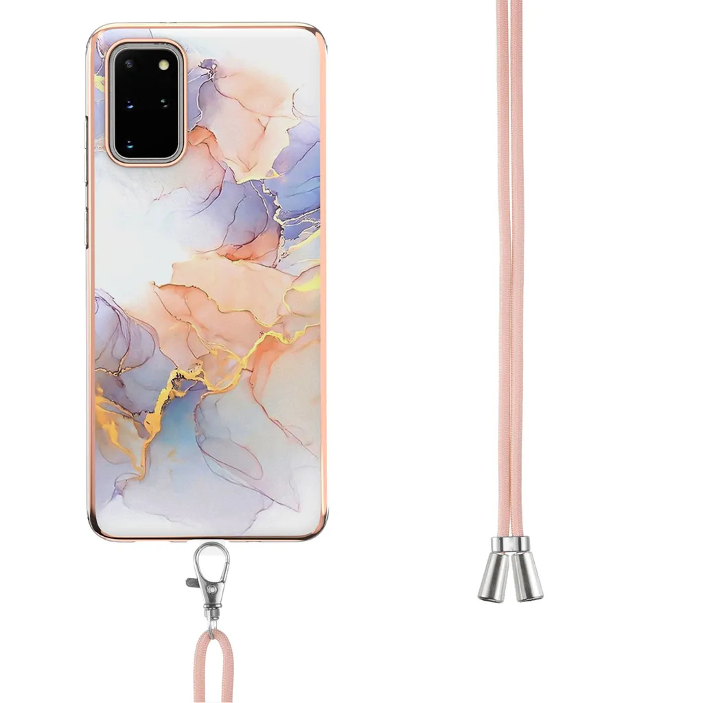 Cover S20 Plus con Laccetto Grigio - Accessorio Smartphone Fashion - 3