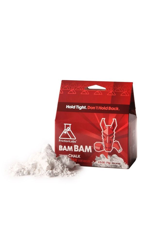 Friction Labs Bam Bam Chalk (Super Chunky) Grobkörniges Chalk für Kletterer, red, 71g