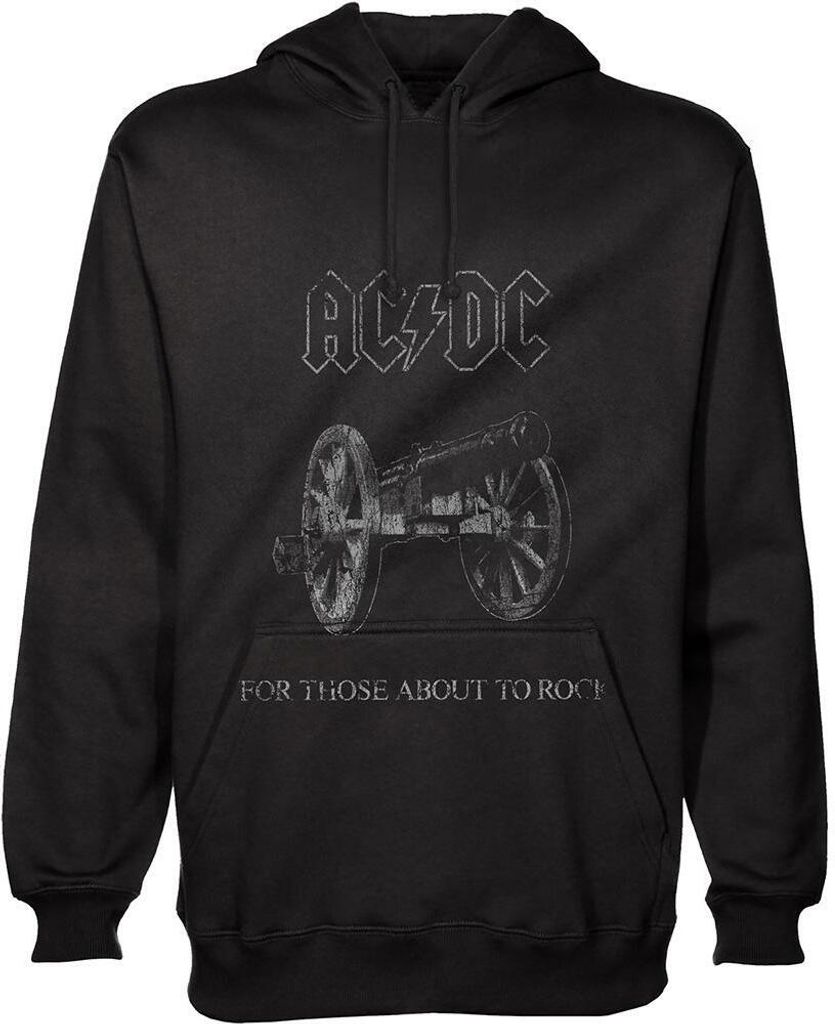 AC/DC - "About To Rock" Kapuzenpullover für Herren/Damen Uni RO711 (XL) (Schwarz)