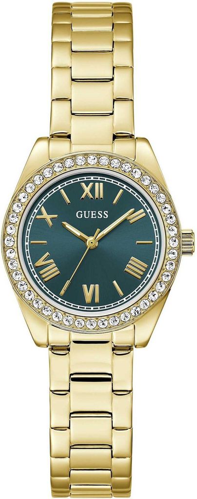 Guess Damen Uhr Armbanduhr MINI LUNA GW0841L9 Edelstahl gold
