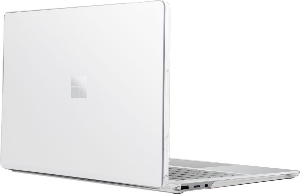 kwmobile Laptop Hülle kompatibel mit Microsoft Surface Laptop 5 / 4 /3 13.5inch (1868 / 1951) - Notebook Schutzhülle Cover Case Transparent