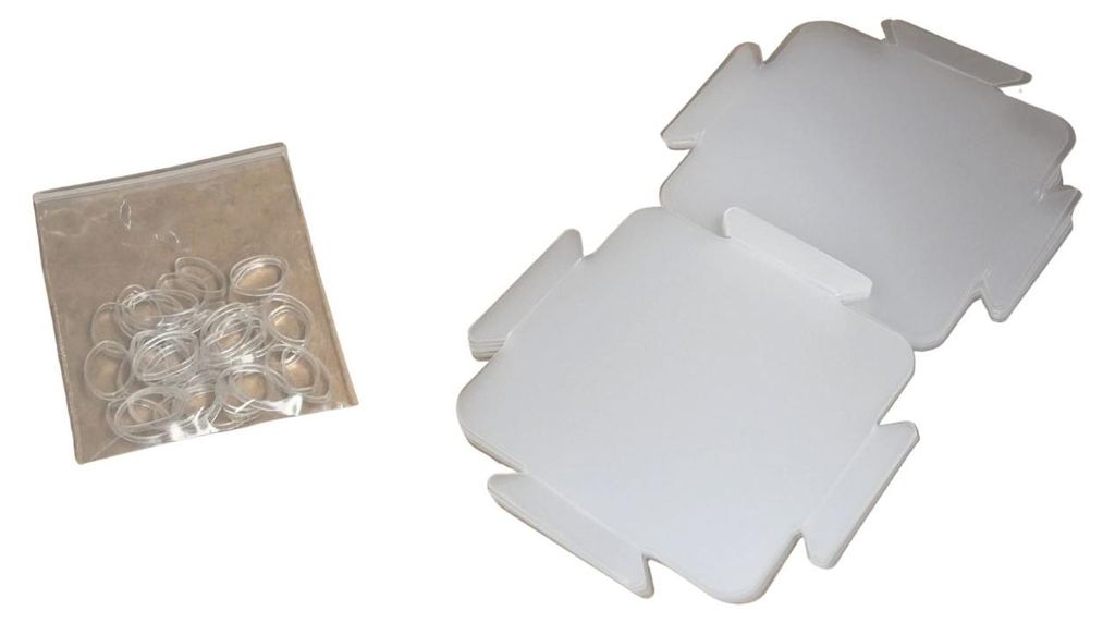 Sheedz Lampenschirm quadratisch transparent 18 Stück kreativ bauen