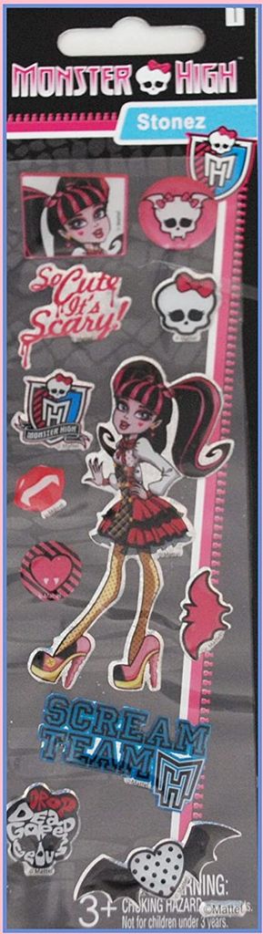 Monster High Sticker Set Draculaura (Stonez) Produktbild 