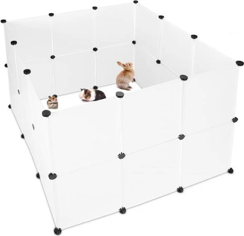 Area Gioco Animali - Recinto Fai da Te Plastica Modulare Extra Large