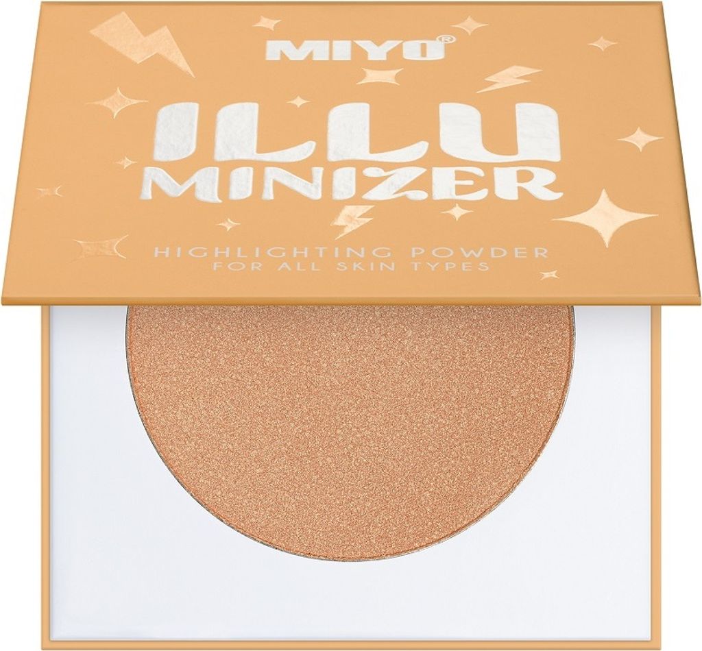 Miyo Gesichts-Highlighter Puder 02 Stilo Light, 7g – Leuchtende Teint-Optimierung für strahlende Haut