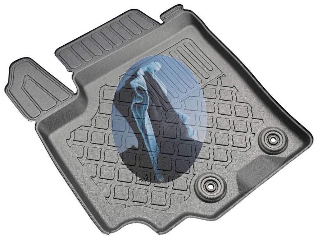 Fußmatten Kompatibel Mit Aixam City S Ab 2006, Maßgeschneidertes Autoteppich-Set, Teppich Set