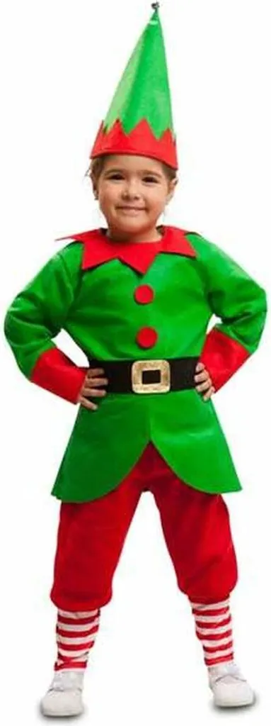 My Other Me Costume d'Elfe Vert pour Enfants de 7 à 9 Ans Complet