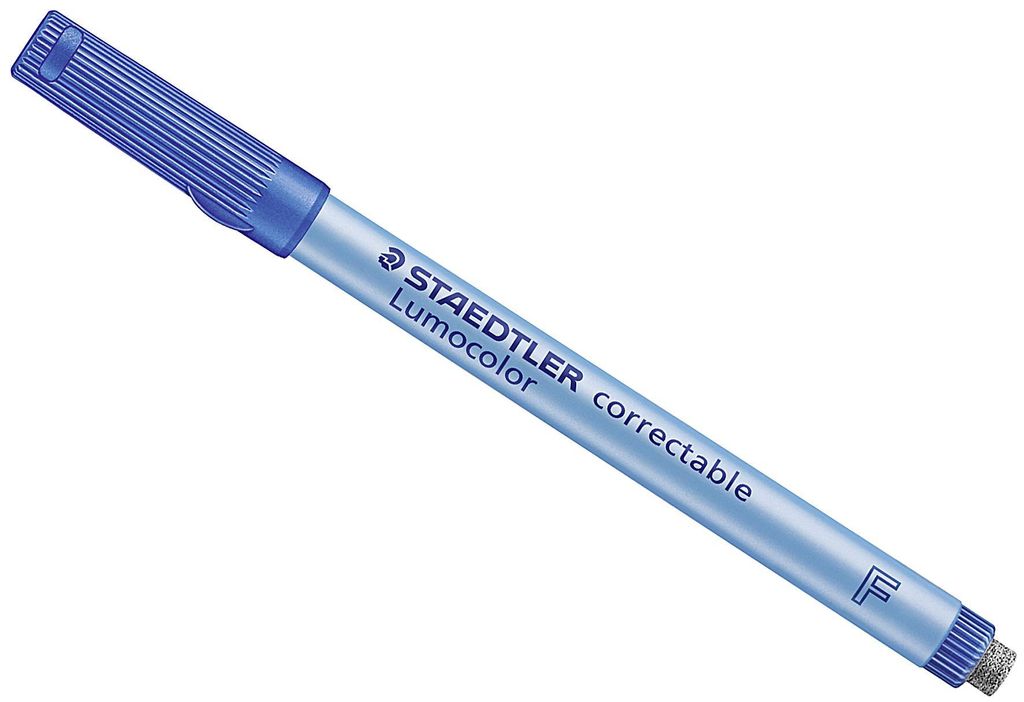 Staedtler Lumocolor 305, Drobny, 1 kol., Niebieski, 0,6 mm, Zdjęcie produktu 