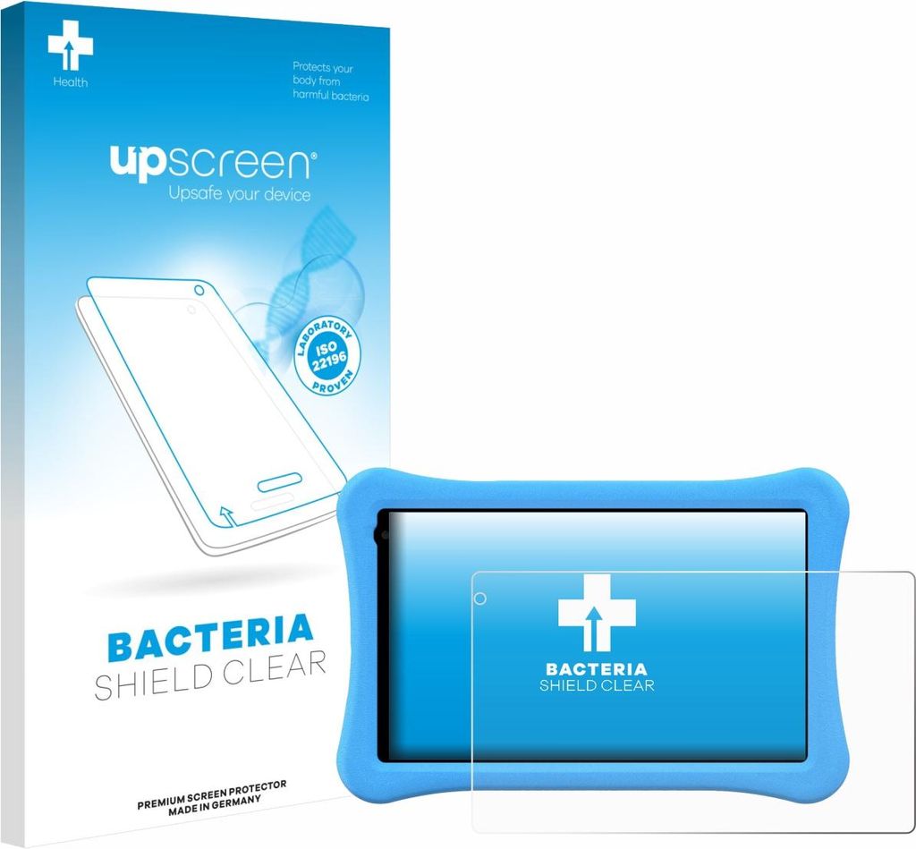 upscreen Schutzfolie für Awow funtab 1001 10.1" Displayschutz Displayschutzfolie Folie Klar antibakteriell