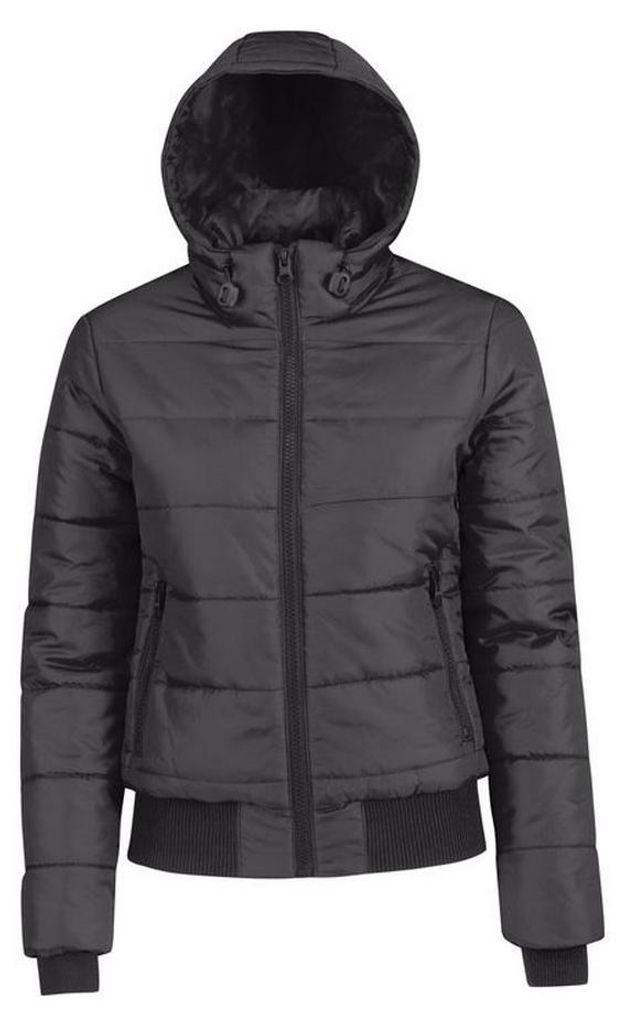 B&C - Steppjacke Superhood für Damen LT1777 (L) (Dunkelgrau/Neon unifarben)