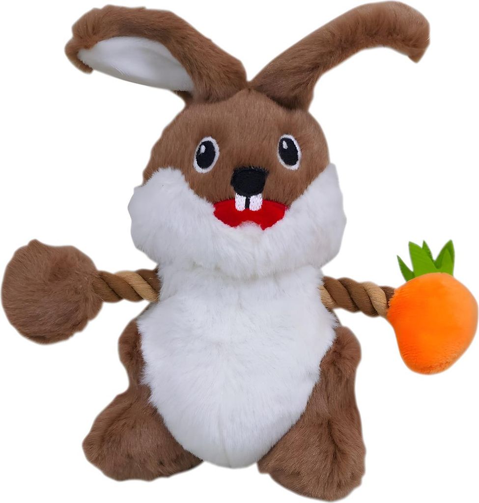 Nobby Plüsch Osterhase mit Seil, 16 cm