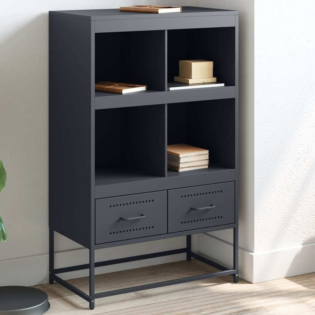 Maison Exclusive - Highboard Anthrazit 68x39x111,5 cm Stahl