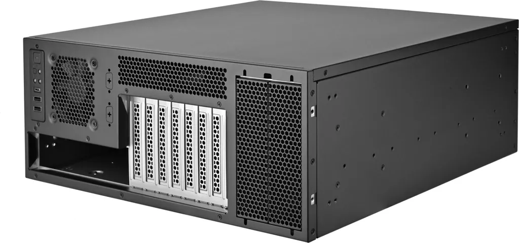 Châssis Serveur 4U Rackable Silverstone RM46-502-I en Acier Noir Robuste