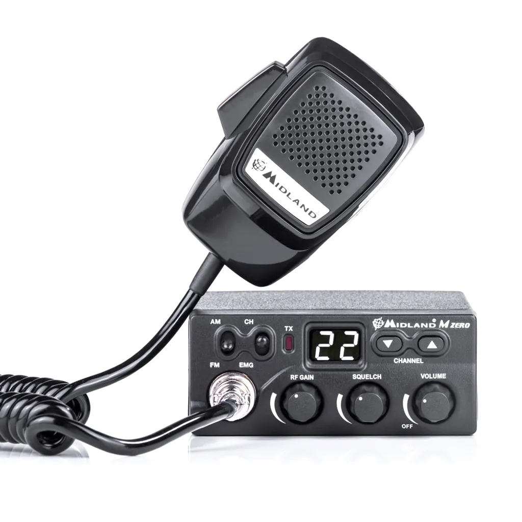 Radio CB Midland M Zero Plus idéale pour communiquer en convoi auto