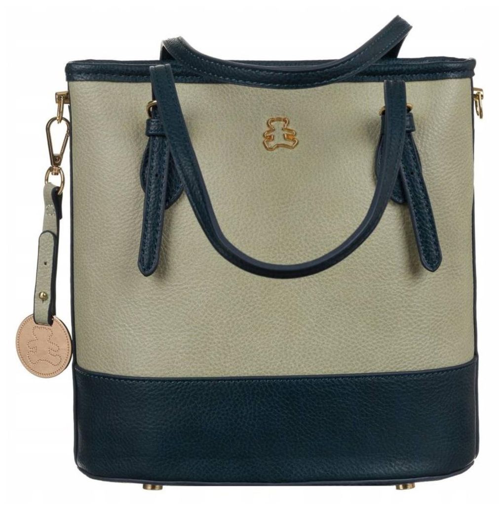 LuluCastagnette | Kleine Shopper-Tasche, aus , Schwarz, Grün, 24.5x24.5x12 cm