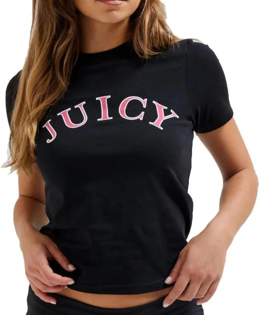 T-shirt Femme Noir Idéal Tenue Décontractée Étudiante ou Sortie
