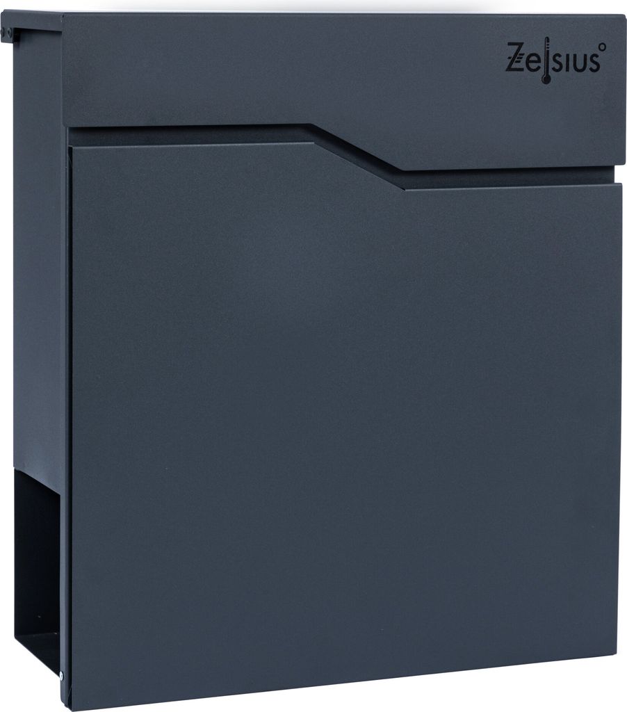 Zelsius Briefkasten Wave mit Zeitungsfach, integrierter Produktbild 