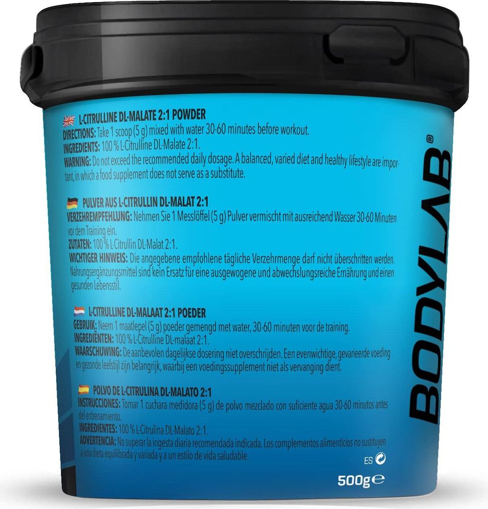 BODYLAB L-Citrulline Malate - 500g Produktbild 