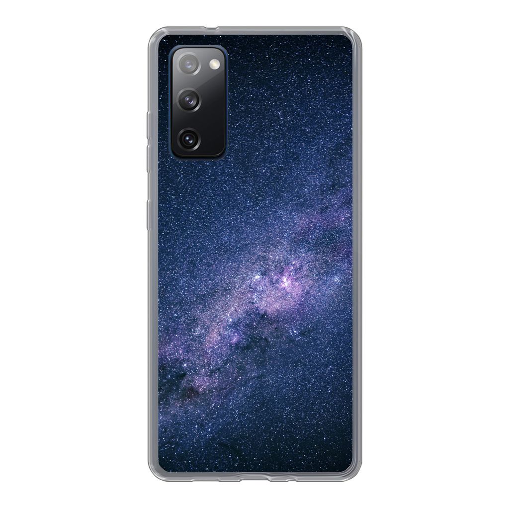MuchoWow Handyhülle Schutzhülle Hülle für Samsung Galaxy S20 FE Galaxie - Sterne - Weltraum - Jungen - Mädchen - Kinder Silikon Softcase Han...
