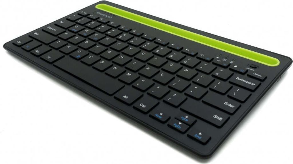 Tastatur Bluetooth 3 2.4 GHz mit Akku USB in Schwarz für Smartphone Tablet PC