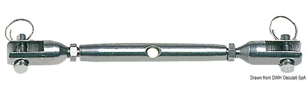 Tendeur de hauban AISI 316 16 mm pour stopper le jeu du mât de bateau