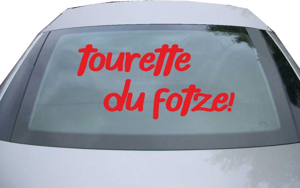 Indigos UG - Aufkleber Heckscheibe & Motorklappe DE6285 - rot - 600x285 mm - Does Your Obama Sticker Make You Feel Stupid Yet - Auto Scheiben Fenst...