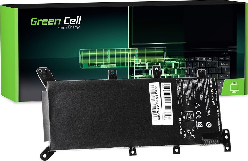 Green Cell AS70 baterie do notebook Asus R556 R556L A555L Obrázek produktu 