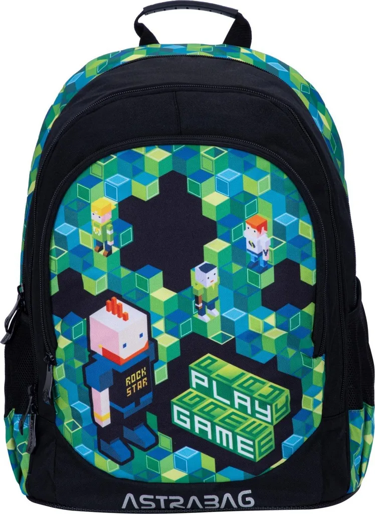 Sac à dos d'école Astrabag avec motif Pixels pour garçon et primaire