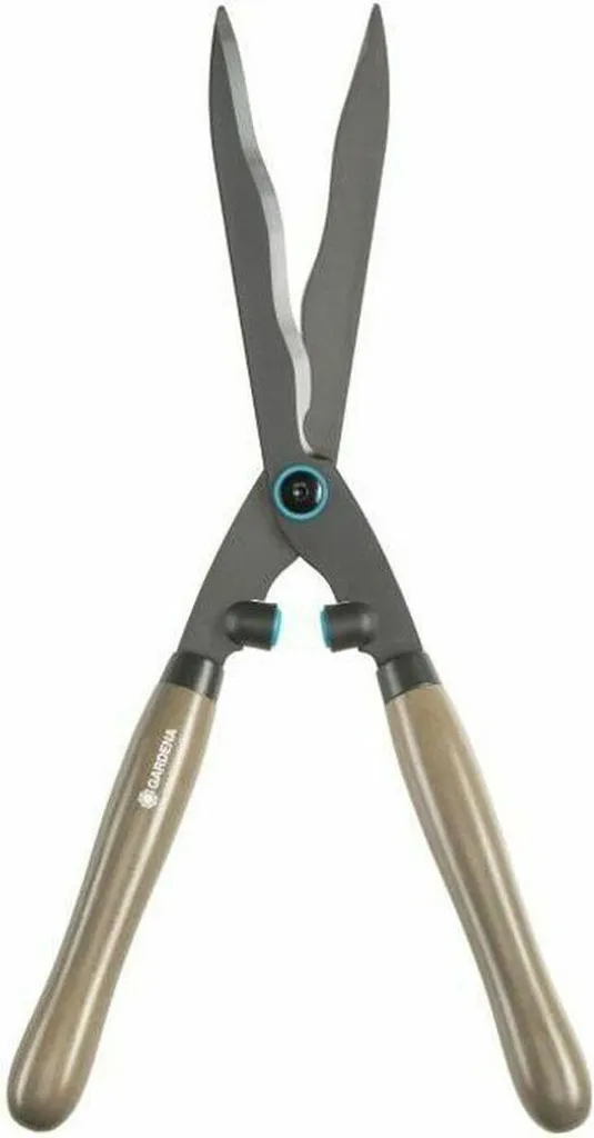 Sécateurs Gardena NatureCut 23 cm - Cisailles à Haie avec Manche en Bois