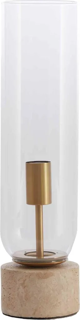 Lampada da Tavolo Rylano Light & Living - Cemento e Vetro E27 1887963