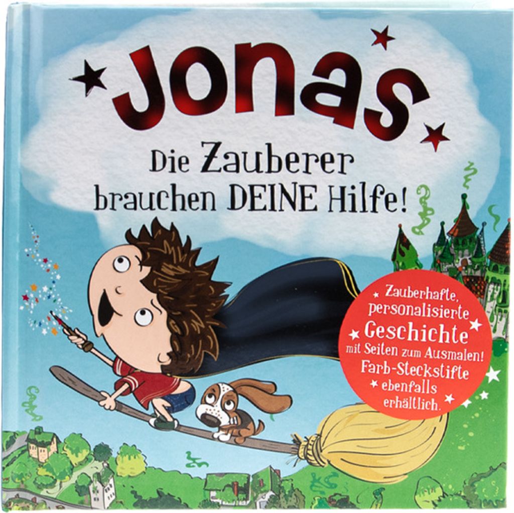 Das magische Märchenbuch mit deinem Namen - Jonas