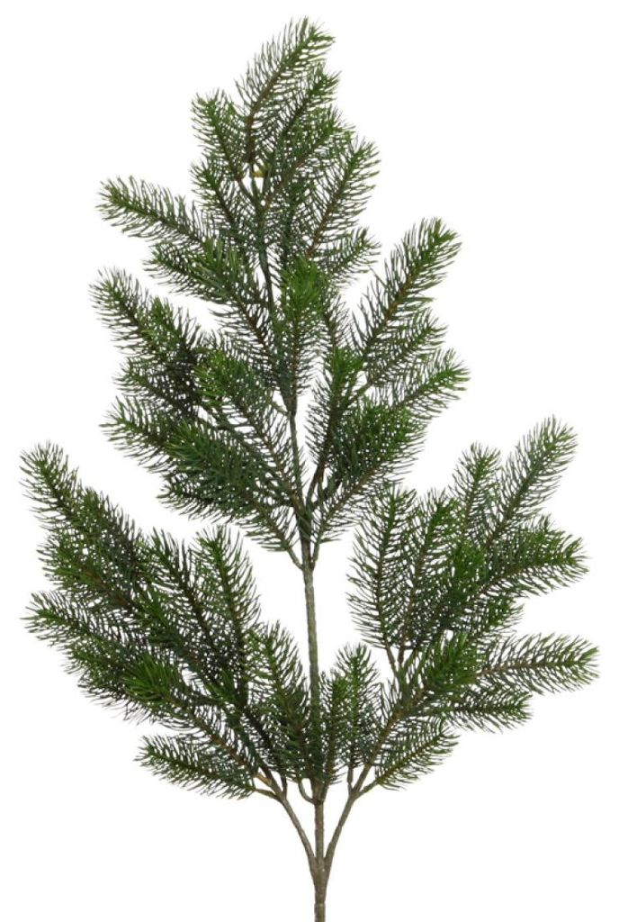 Künstlicher TANNENZWEIG mit 55 Trieben. Ca 88 cm.